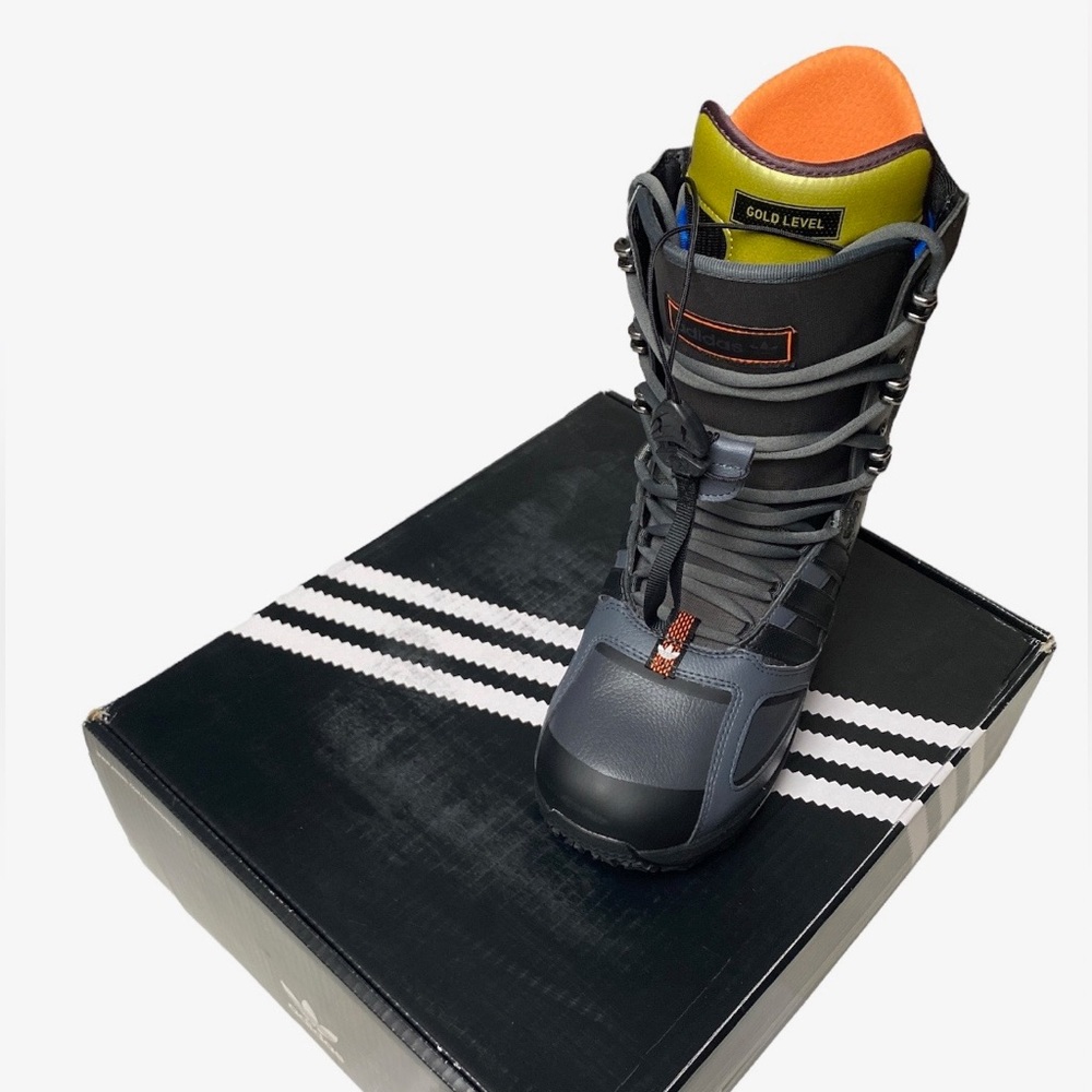 NIB MENS ADIDAS TACTICAL LEXICON ADV SNOWBOARD BOOTS $350 9 Grey black orange